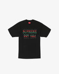 T-shirt Supreme Cotton Mesh Gradient Logo S/S