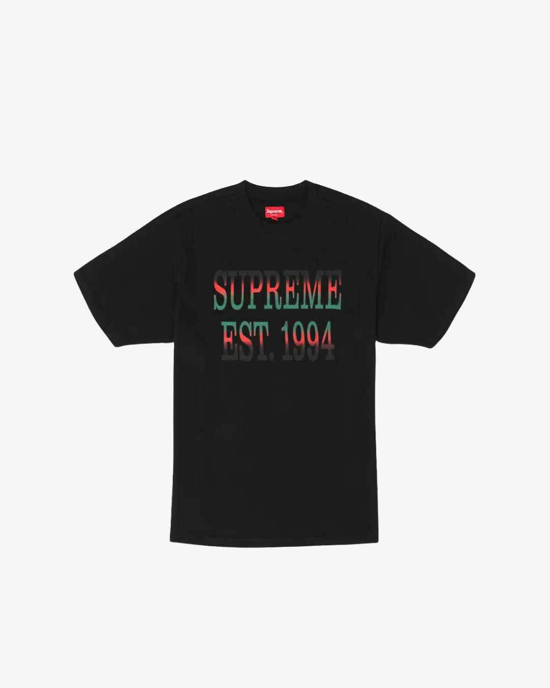 T-shirt Supreme Cotton Mesh Gradient Logo S/S
