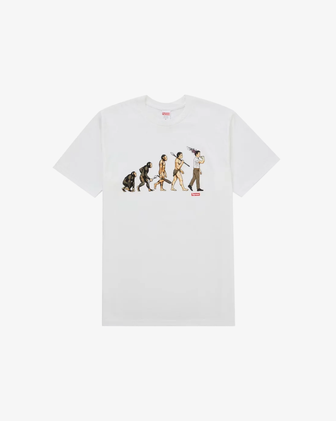 T-shirt Supreme Evolution White