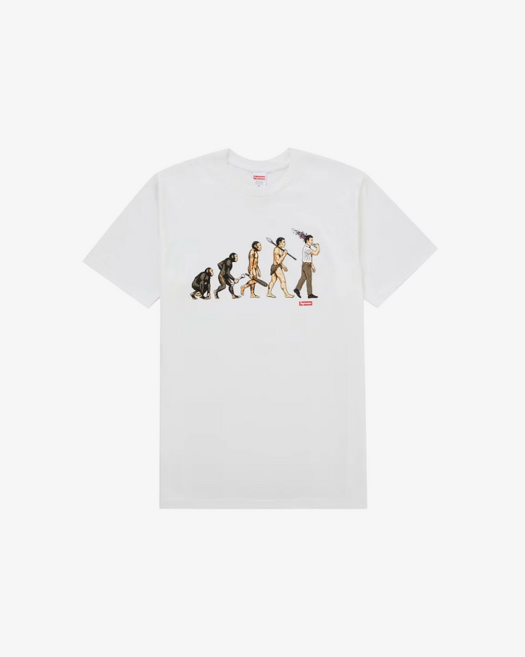 T-shirt Supreme Evolution White