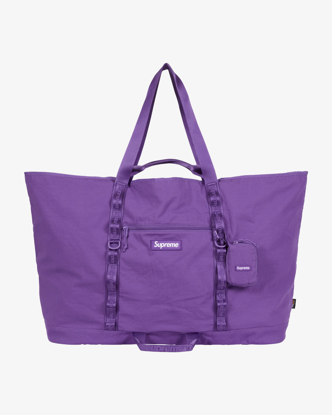 Supreme X-Large Tote Bag + Utility Pouch – Purple