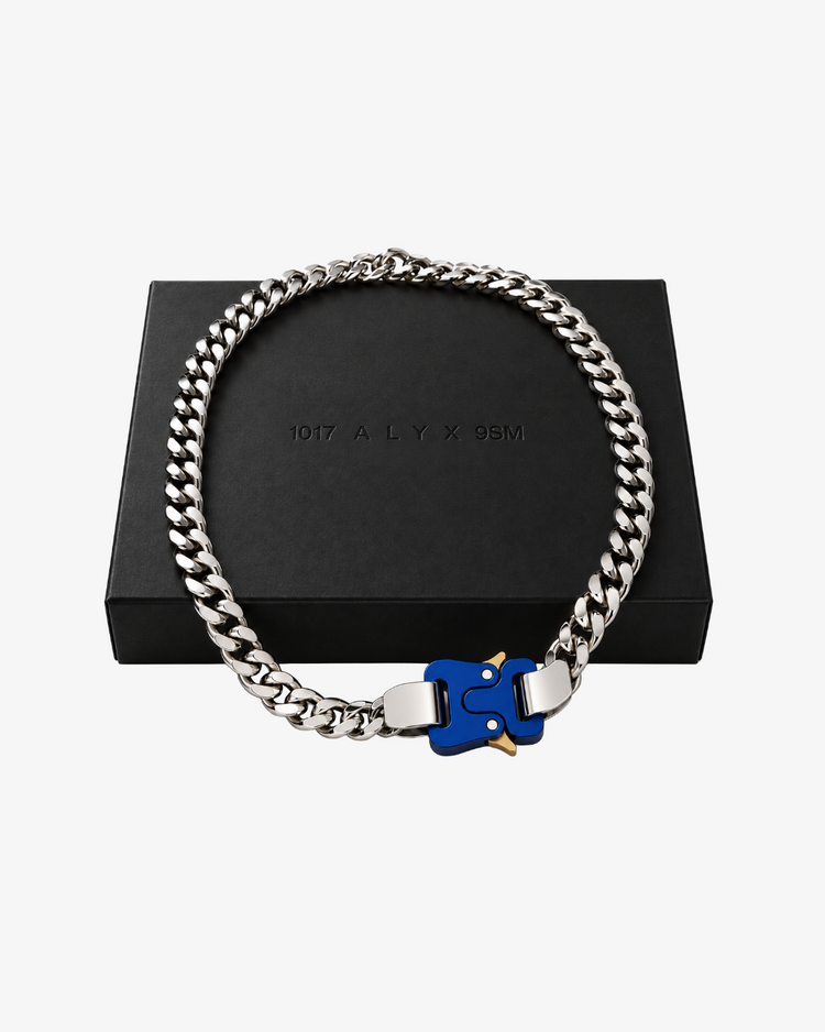 1017 ALYX 9SM Classic Chainlink Necklace 'Silver/Blue'